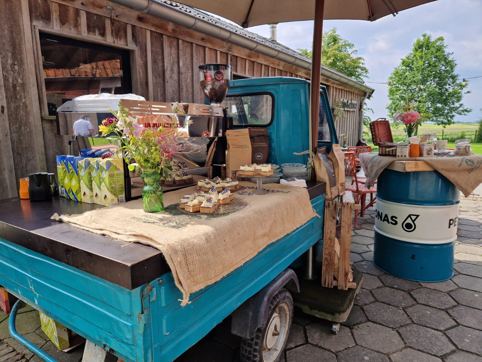 koffielokaal barista op locatie Friesland